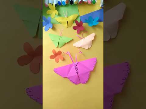 butterfly craft #butterfly #papercraft #origamicraft