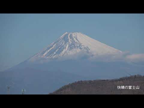 快晴の富士山