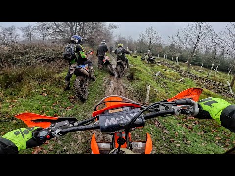 The Wettest Enduro Event I've EVER Ridden - 9 Miles Of Mud & Rain