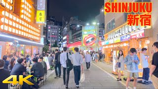 【4K HDR】Shinjuku | Tokyo Walk | Omoide Yokocho | 新宿 | 飲み屋街や思い出横丁は溢れんばかりの人！ |  にぎわう新宿駅を散歩