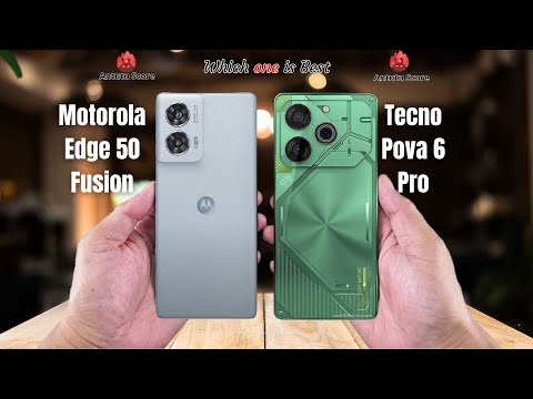 Motorola Edge 50 Fusion vs Tecno Pova 6 Pro  Full comparison ⚡Which one is Best