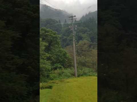 雲のかかる長野の山々 #長野県 #小谷村 #たびその #鉄道 #大糸線 #jr東日本 #電車 #宇宙を飛ぶ不思議な巫女 #チャンネル登録お願いします