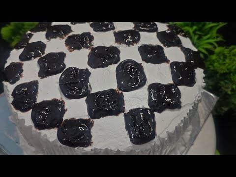 How To Make Chess Cake ♟️| How To Make Cake In Induction | Kadhayi Me Cake Kaise Banaye