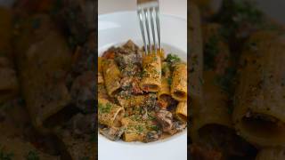 Creamy Steak and Mushroom Rigatoni