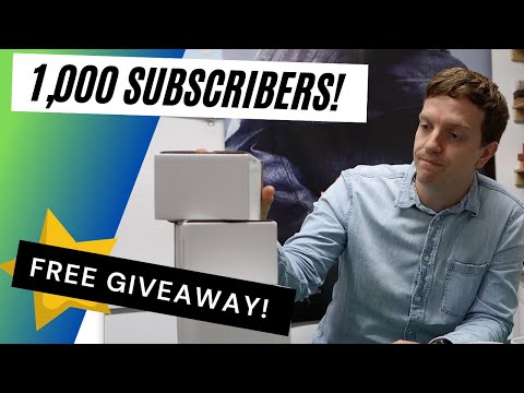 1,000 Subscribers! It's GIVEAWAY TIME!