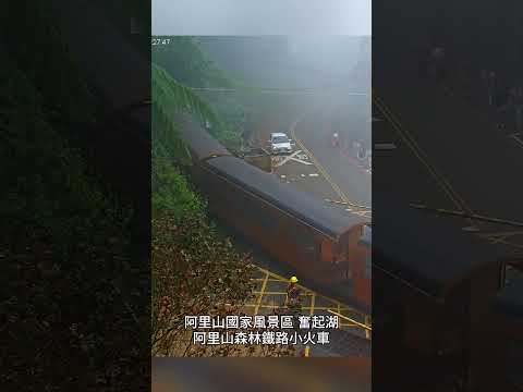 雲霧裡的阿里山森林鐵路小火車🚂❤️📍奮起湖