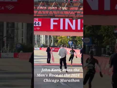 John Korir Wins the Men's Race at the 2024 Chicago Marathon