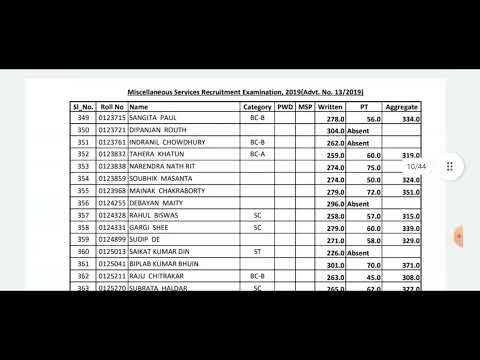 মিসলেনিয়াসে ইন্টারভিউতে কেমন নম্বর দেওয়া হয়েছে??#wbpsc #miscellaneous #pscwb