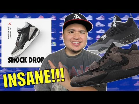 SNKRS SHOCK DROP? WHAT TO EXPECT! BLACK CEMENT 3 & JUMPMAN JACK MOCHAS!