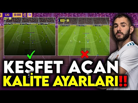 TİK TOK TA POPÜLER OLAN KALİTE AYARLARI! (eFootball 2022) Tik tok kalite ayarlarım pesmobilesavi