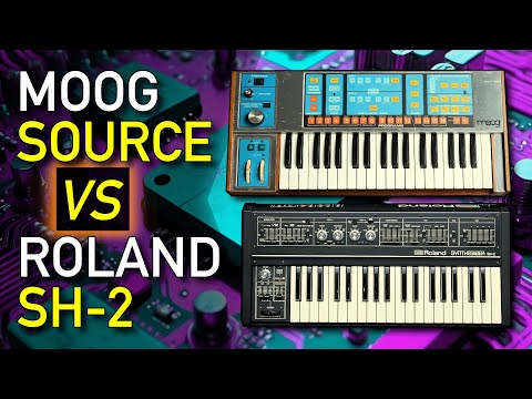 Moog Source vs Roland SH-2: Analog Legends Clash -  Join the Live Battle!