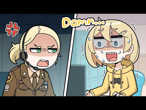 Ame provokes Army but they identified her address…【Hololive Animation｜Eng sub】