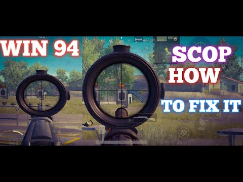 PUBG MOBILE WIN94 SCOPE SOLUTION FIX* FOUND + 8X SCOPE HUGE BUG - SCOPES ARE BR