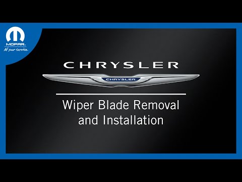 Wiper Blade Removal and Installation | How To | 2025 Chrysler Pacifica & Voyager