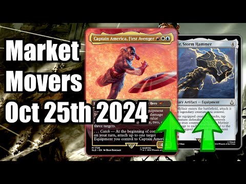 MTG Market Movers - Oct 25th 2024 - Marvel Cards Already Making An Impact? Mjolnir, Storm Hammer!