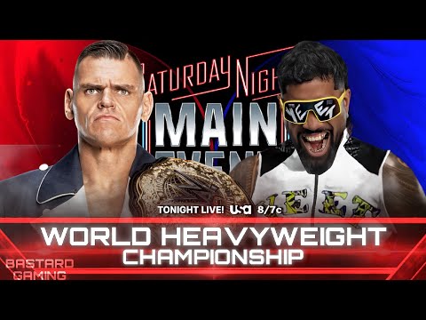 WWE 2K24 | Gunther VS Jey Uso - World Heavyweight Championship | Saturday Night Main Event