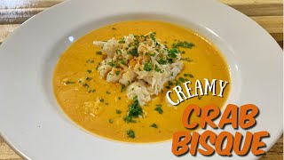 Basic CREAMY Crab Bisque Soup Recipe | Calling All My CRAB 🦀 Lovers!!