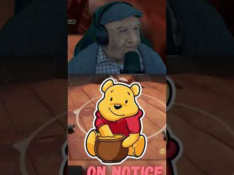 Winnie The Pooh tells my Grandpa a Christmas joke #streamer #funny #jokes #comedy #winniethepooh