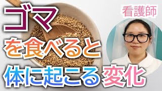 ゴマを食べるとどうなる？？知らないともったいない健康効果【看護師が解説します】