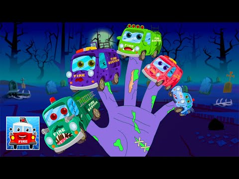 Scary Firetruck Finger Family + More Nursery Rhymes for Toddlers by Ralph And Rocky