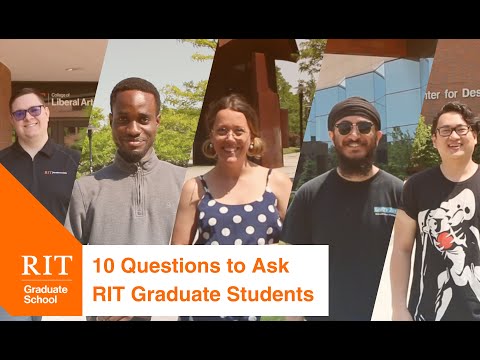 10 Questions to ask RIT Grad Student