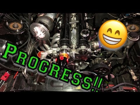 1000hp Supra Build | Part 2 | 7675 Install, PHR Radiator, Thermostat Delete