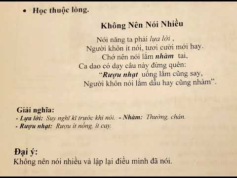 BIN&BIN | Không nên nói nhiều