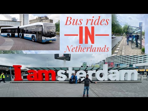 Netherlands PUBLIC BUS RIDE GUIDANCE | SAME OV CHIP-CARD CAN BE USED #amsterdam #netherlands #travel