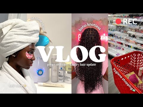 VLOG: SELF CARE, HAIR UPDATE, PREP AND PACK WITH ME FOR VACATION, FASHION NOVA HAUL + MORE