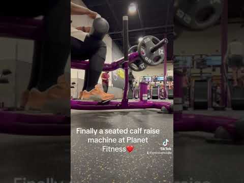 Seated Calf Raises at Planet Fitness