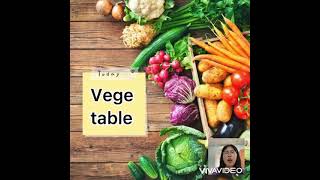 Vegetable ( รายวิชาการบริการอาหารและเครื่องดื่มเพื่อการท่องเที่ยว ซัมเมอร์.) 🥦🥕 027-5🙏🏻✨