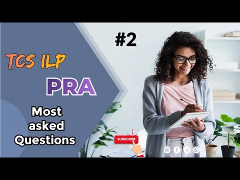 #2 Most Asked Questions of PRA// Series on TCS ILP - PRA coding questions// from Scratch #tcs #jobs