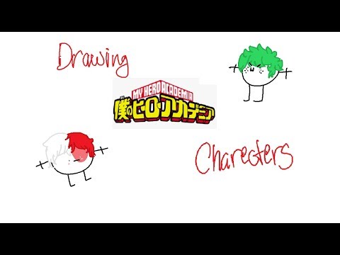 Drawing My Hero Academia Charecters