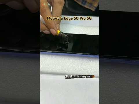 Motorola Edge 50 Pro 5G Tempered Glass !! Moto Edge 50 Pro Screen Guard #short #uvglass #uvscreen