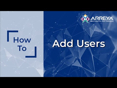 How to: Add Users to your Arreya Channel