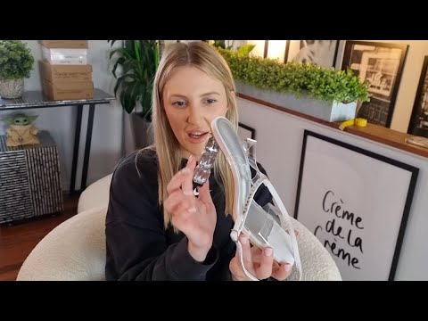 Catie Unboxes 4.5 Inch High Heel Single Sole Shoes With Glass Gem Style Heel