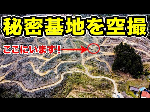 【空撮】バカでかい秘密基地を作る！