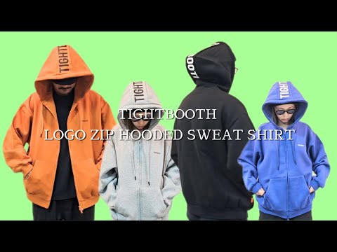 【 TIGHTBOOTH / タイトブース 】10.5 ozの裏起毛スウェットを使ったワイドシルエットのジップアップフーディ | improve / インプルーブ @improve0501