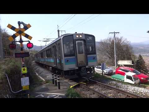 姨捨駅スイッチバック　篠ノ井線上り