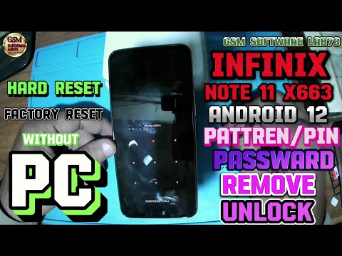 Infinix Note 11 Hard Reset||infinix X663 Factory reset|GsmSoftWareLab73