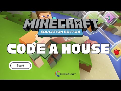 Minecraft Education Edition: How to Code a House [MINECRAFT Coding Tutorial]