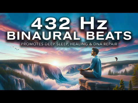 432 Hz Binaural Beats for Healing & Deep Sleeping - Mindful Sleep