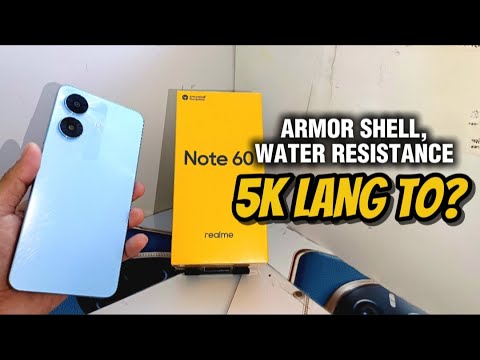 REALME NOTE 60 | 5K LANG TO? ARMOR SHELL & IP64 WATER RESISTANT NA. #realmenote60 #realme #note60