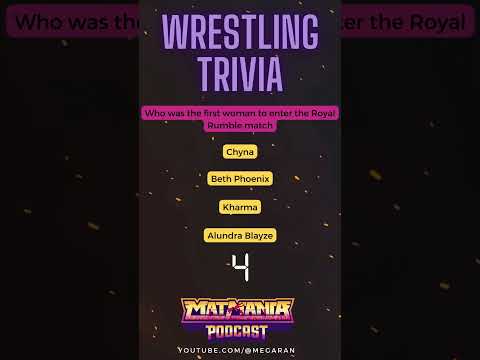 Today's Wrestling Trivia #shorts #wrestling #trivia