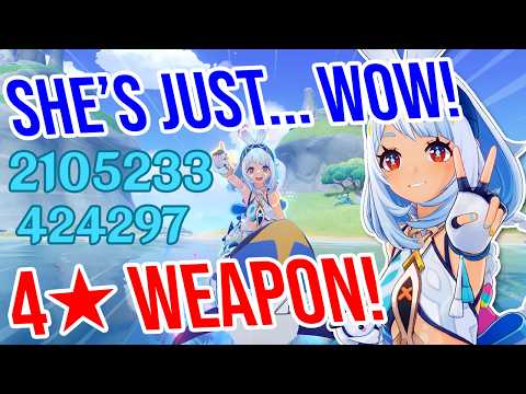 C0 Mualani is WOW! Genshin Impact 5.0! 4★ Weapon Showcase!