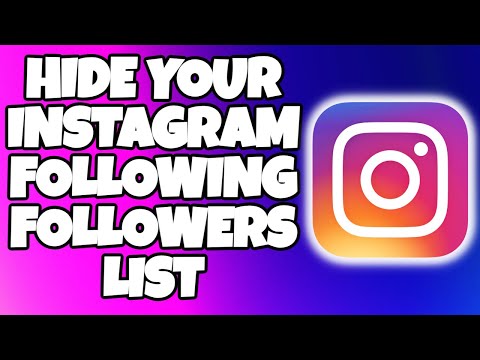 How to Hide Following and Followers List on Instagram