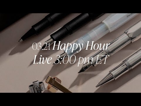 Preserve Your Memories with NEW Luxury Pens | Happy Hour Live with Ashley | Cloth & Paper