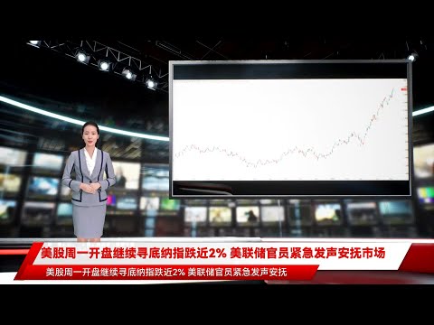 美股周一开盘继续寻底纳指跌近2% 美联储官员紧急发声安抚市场