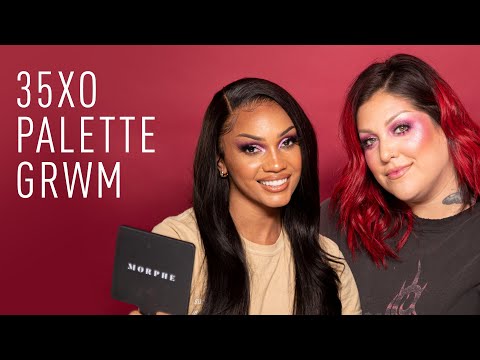 Holiday 35XO Palette GRWM w/ @Strashme and @lipsticknick5906