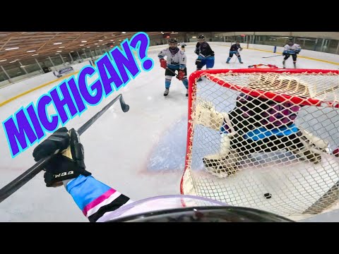 MICHIGAN FOR THE WIN!? | Cobra Chickens GoPro Hockey